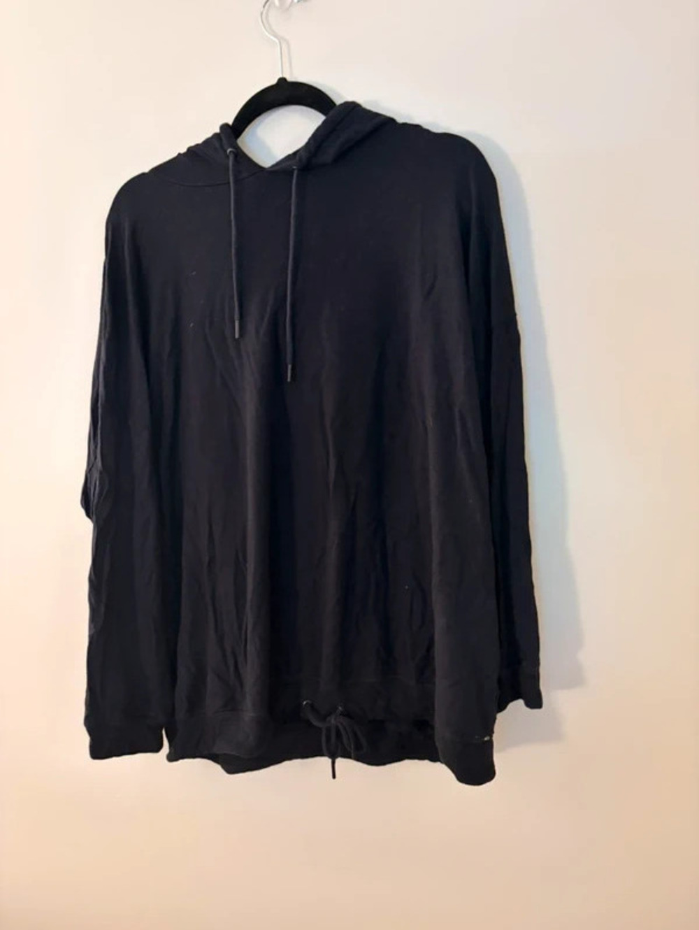 Cotton On Body Black hoodie with drawstring waist Medium